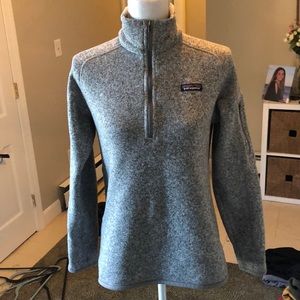 Patagonia grey jacket.